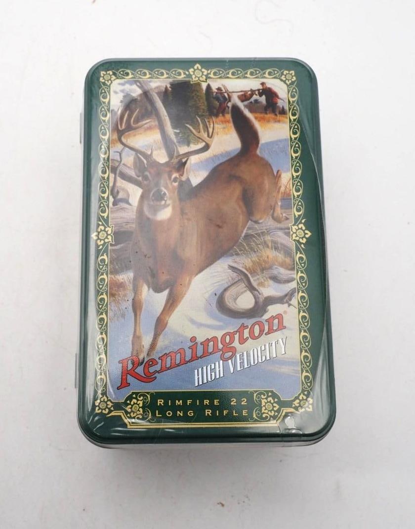 (400) Remington .22 LR Cartridges in Commemorative Tin - 3