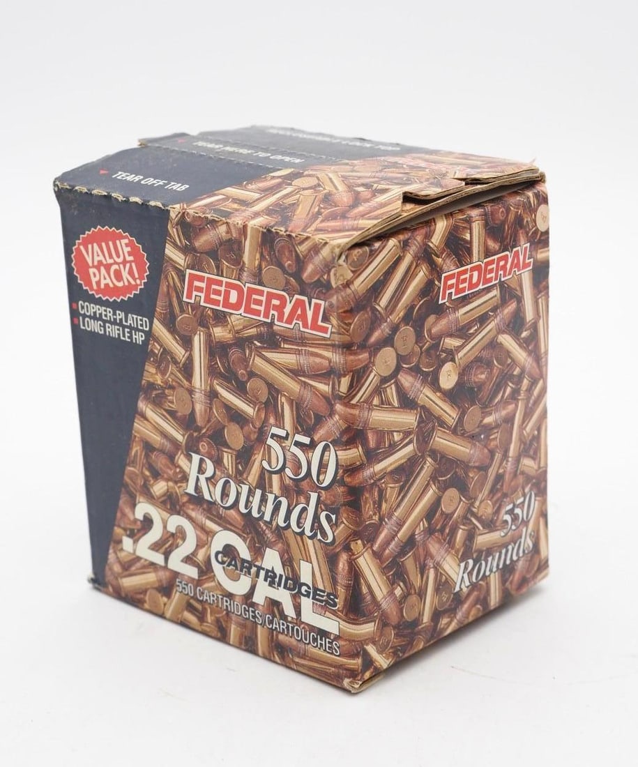 (550) Federal .22 LR Cartridges: (550) Federal .22 LR Cartridges