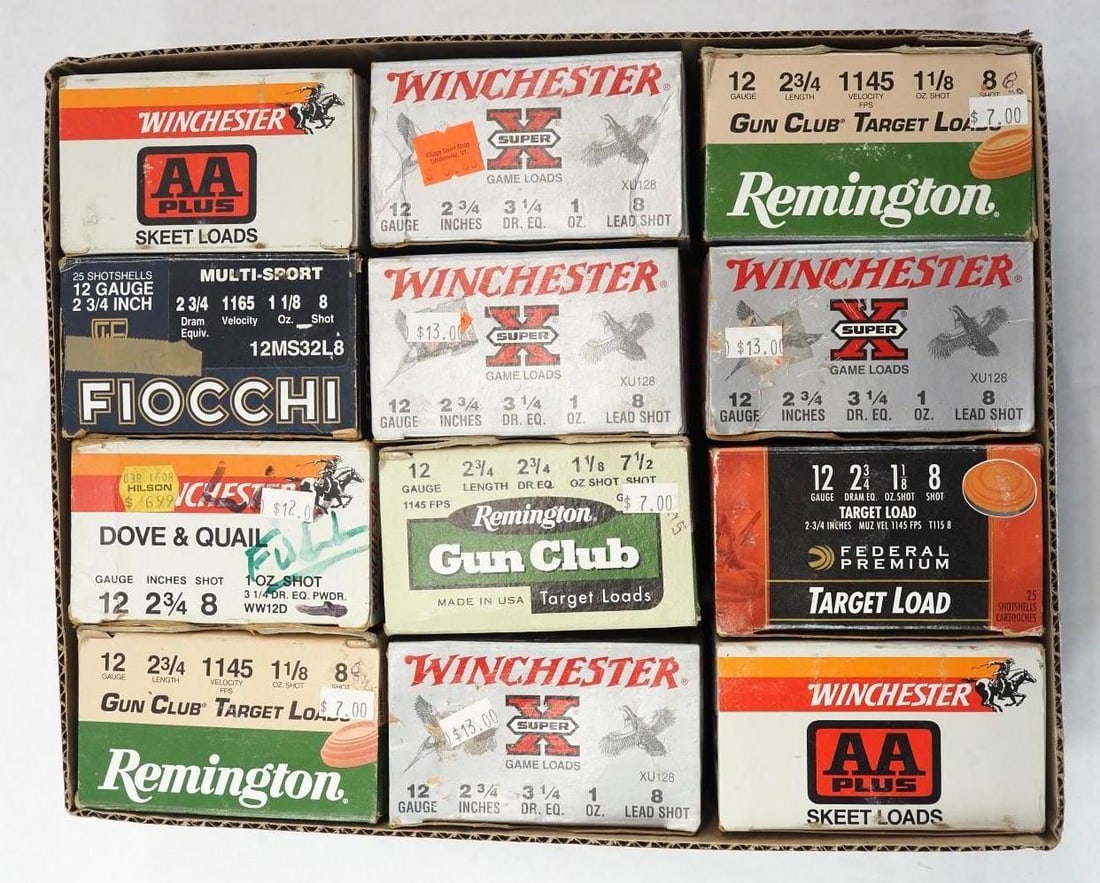 (12) Boxes of 12 Ga. Shotgun Shells: (12) Boxes of 12 Ga. Shotgun Shells