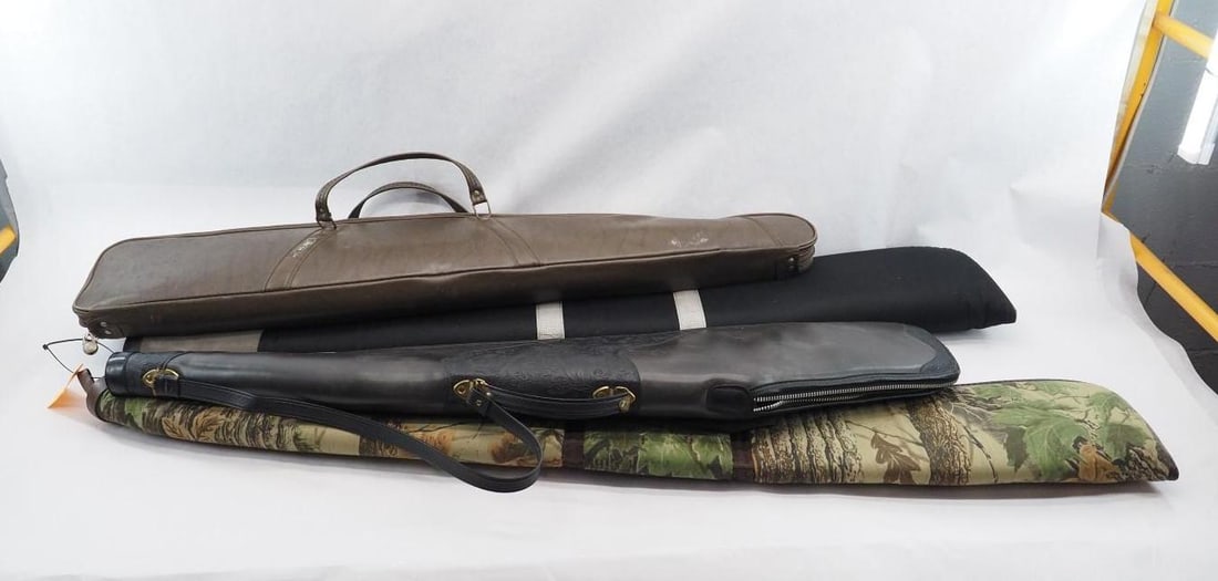 Gun Cleaning Supplies, Tools & (4) Long Gun Cases - 8