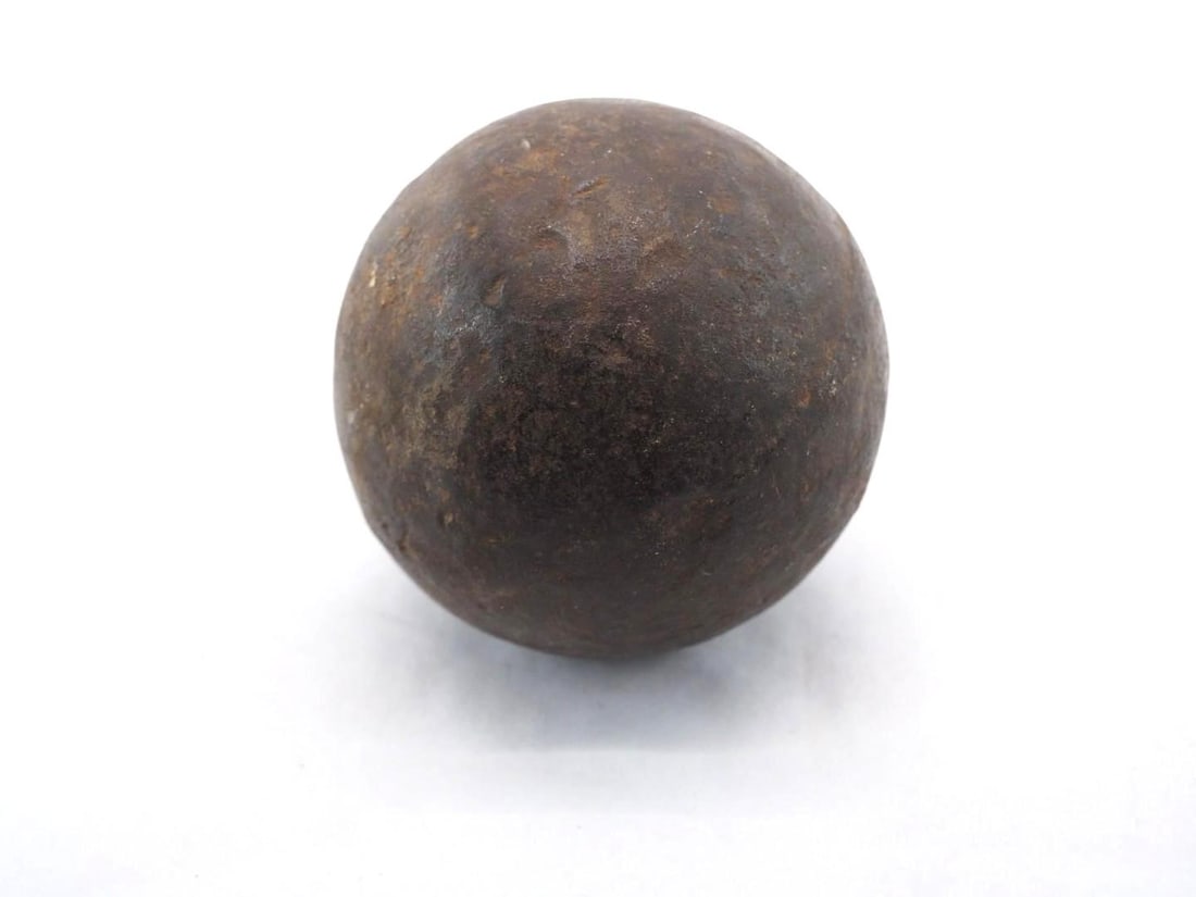 Vintage Cannonball: approx. 3.75" in diameter