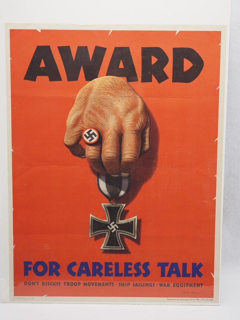 Vintage WWII Poster - 3