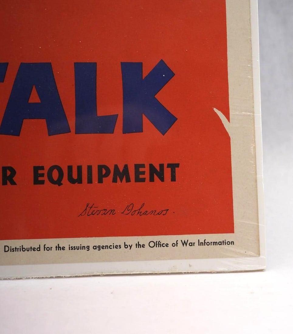 Vintage WWII Poster - 4