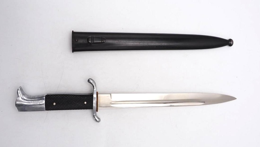German Parade Dress Dagger: with scabbard, unmarked