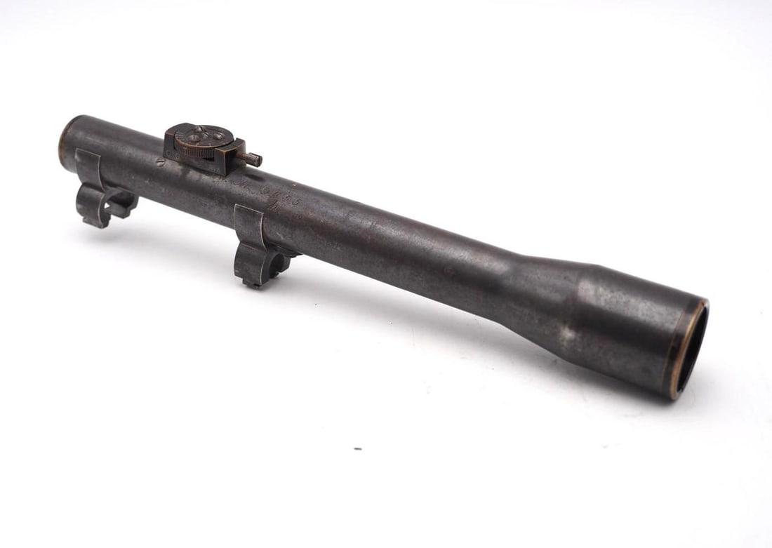 Vintage German Oigee Luxor 3X Sniper Scope: reticle needs repair