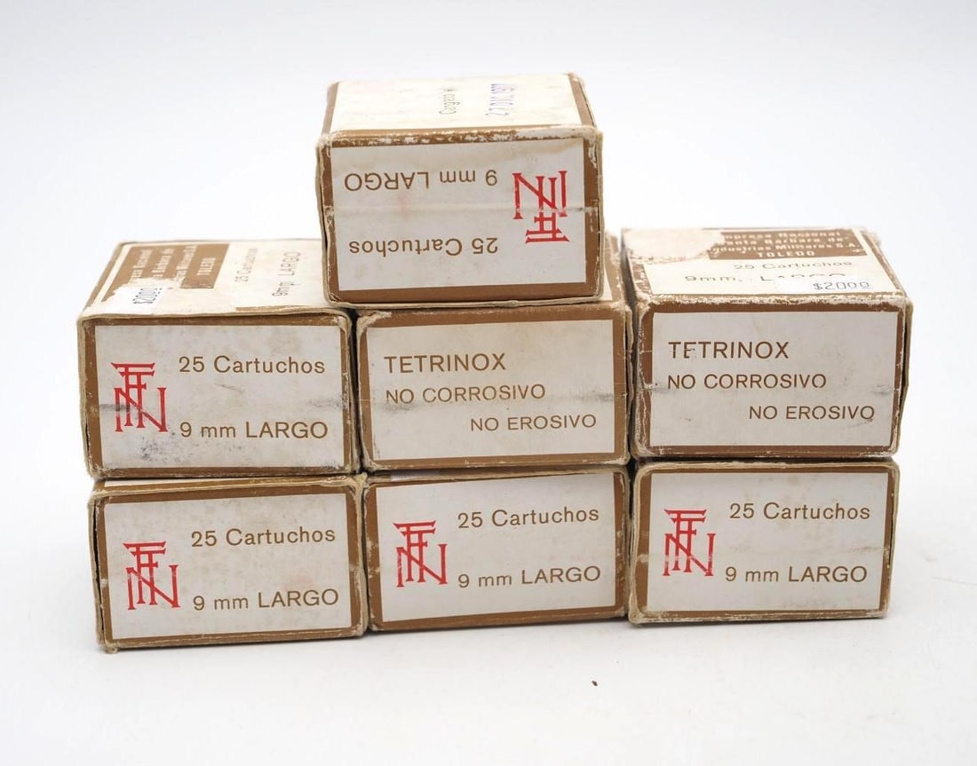 (7) Boxes of 9mm Largo Cartridges (1 of 3)