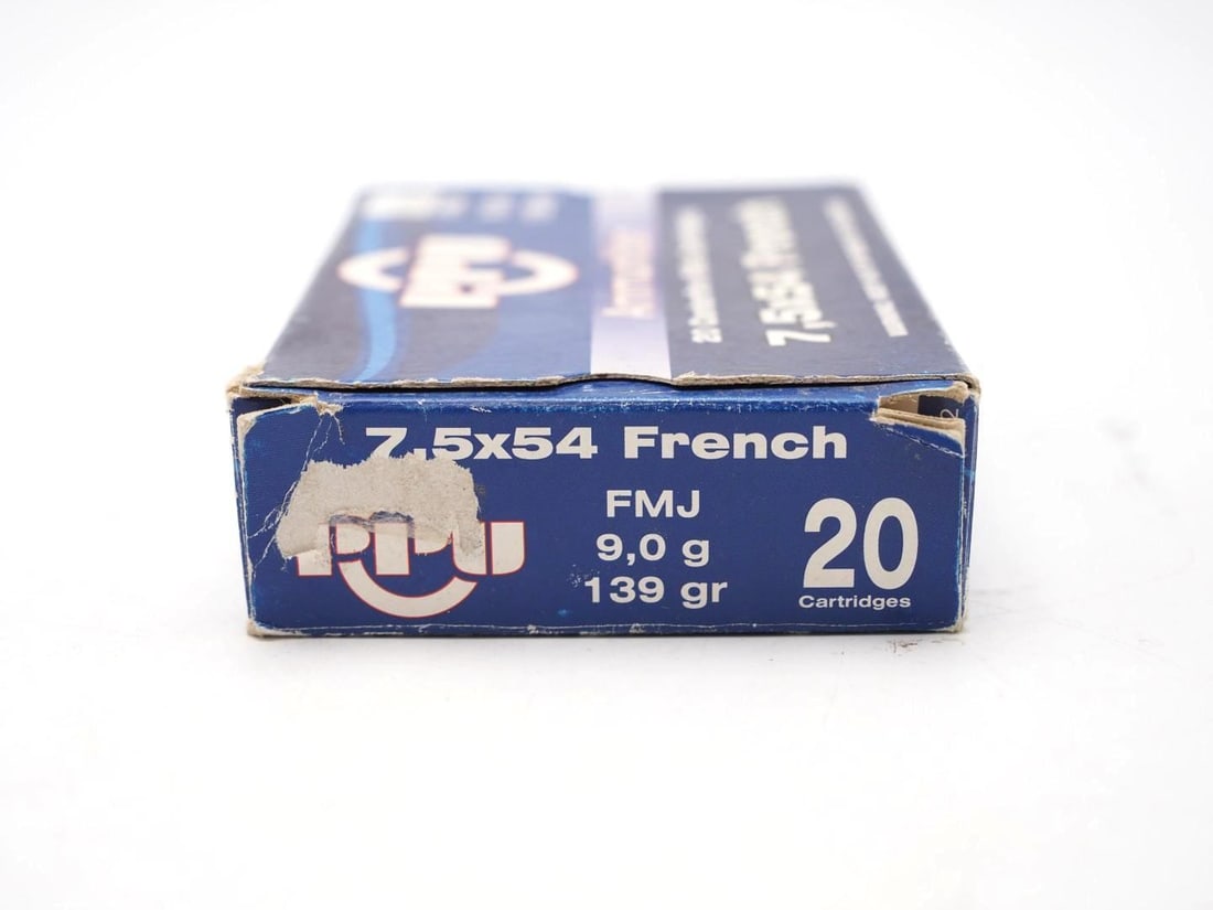 Box of PPU 7.5x54 French Cartridges - 2