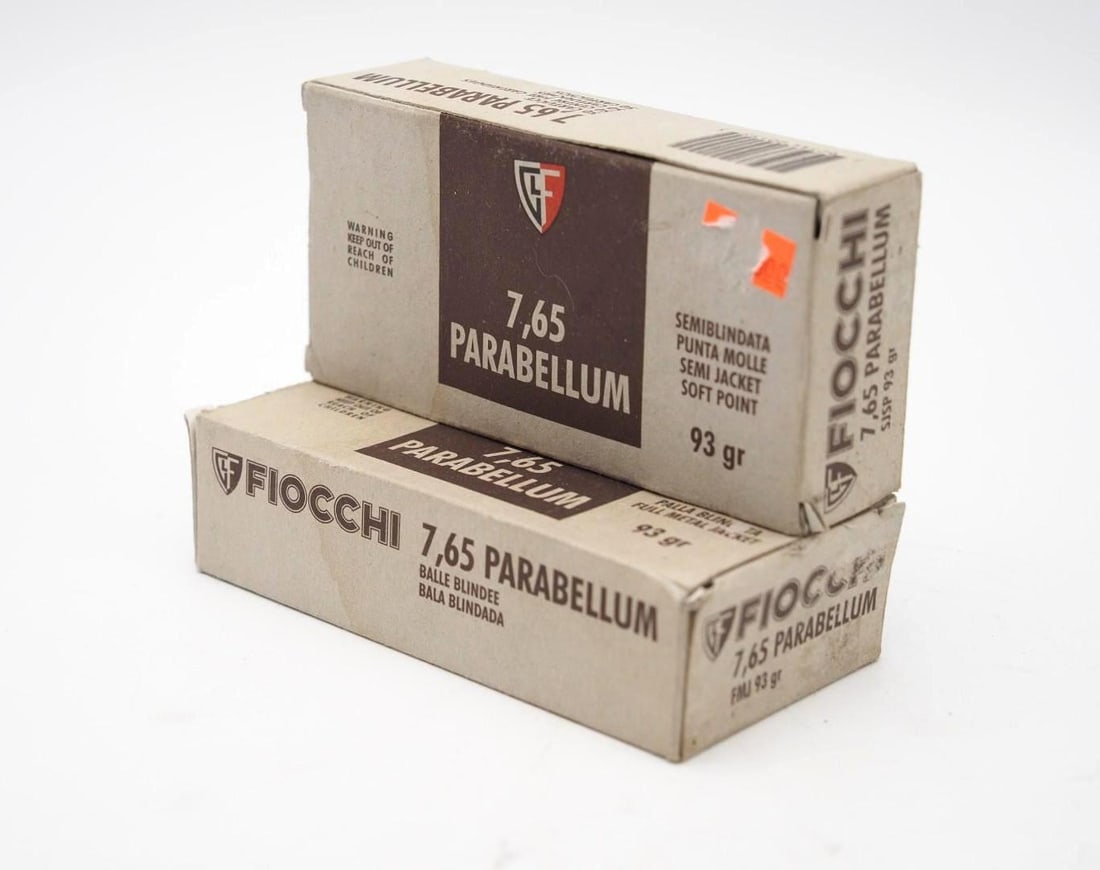 (2) Boxes of Fiocchi 7.65 Parabellum Cartridges - 2