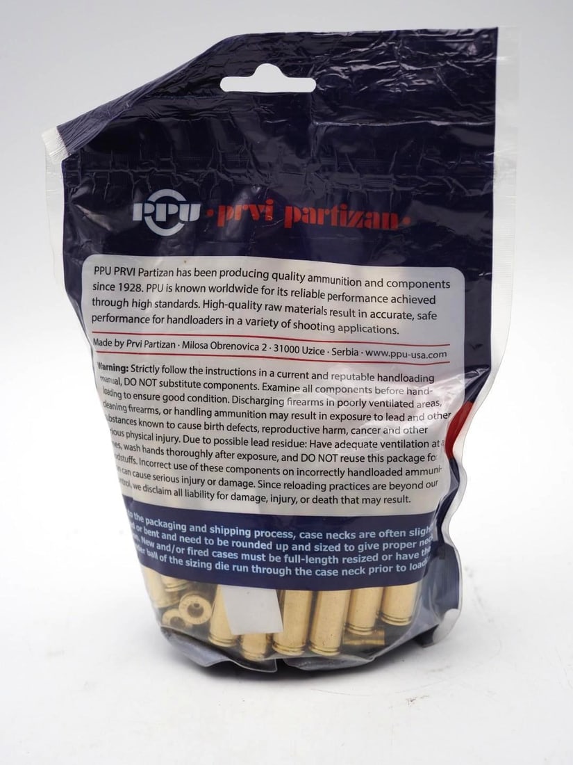 (50) PPU 7.7x28 Japanese Unprimed Brass - 3