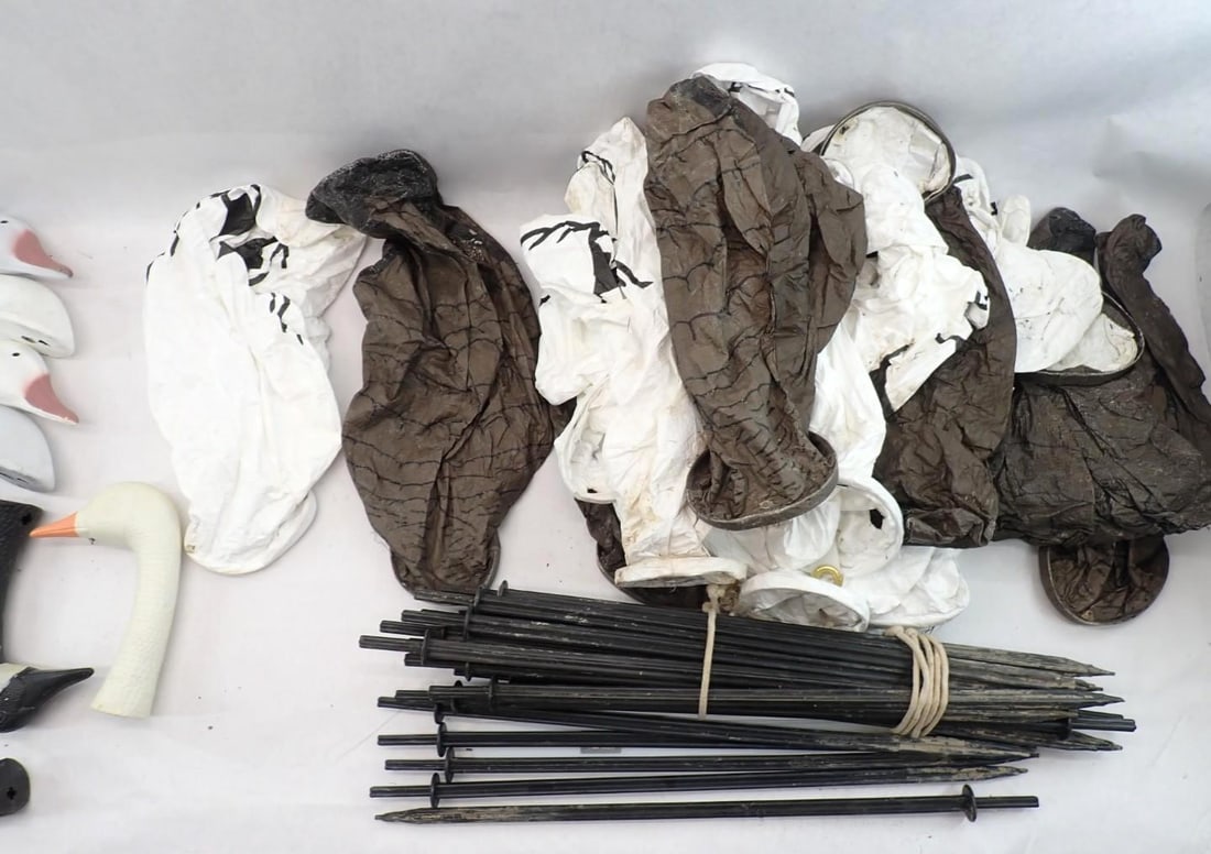 (24+/-) Field Goose Decoys: (24+/-) Field Goose Decoys