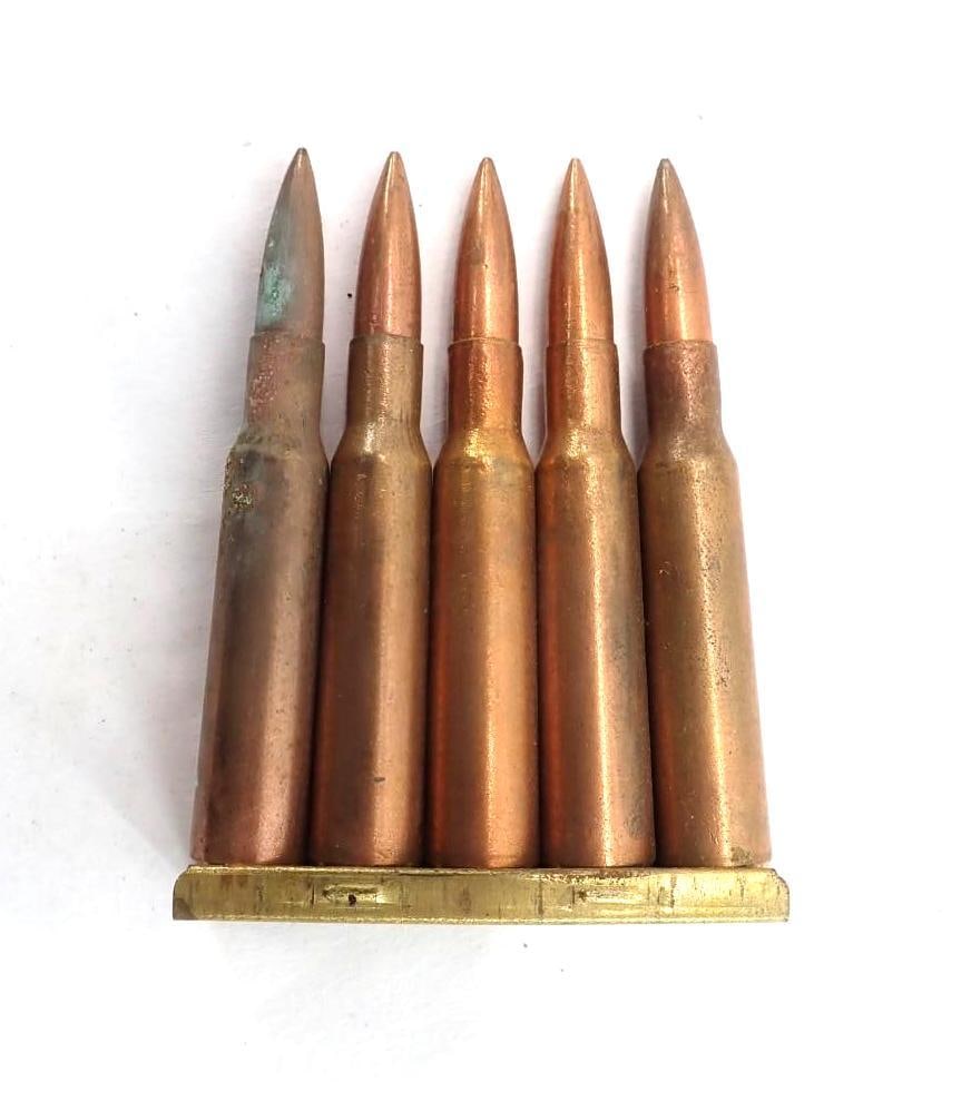 (150) Vintage FN 7mm Mauser Cartridges - 4