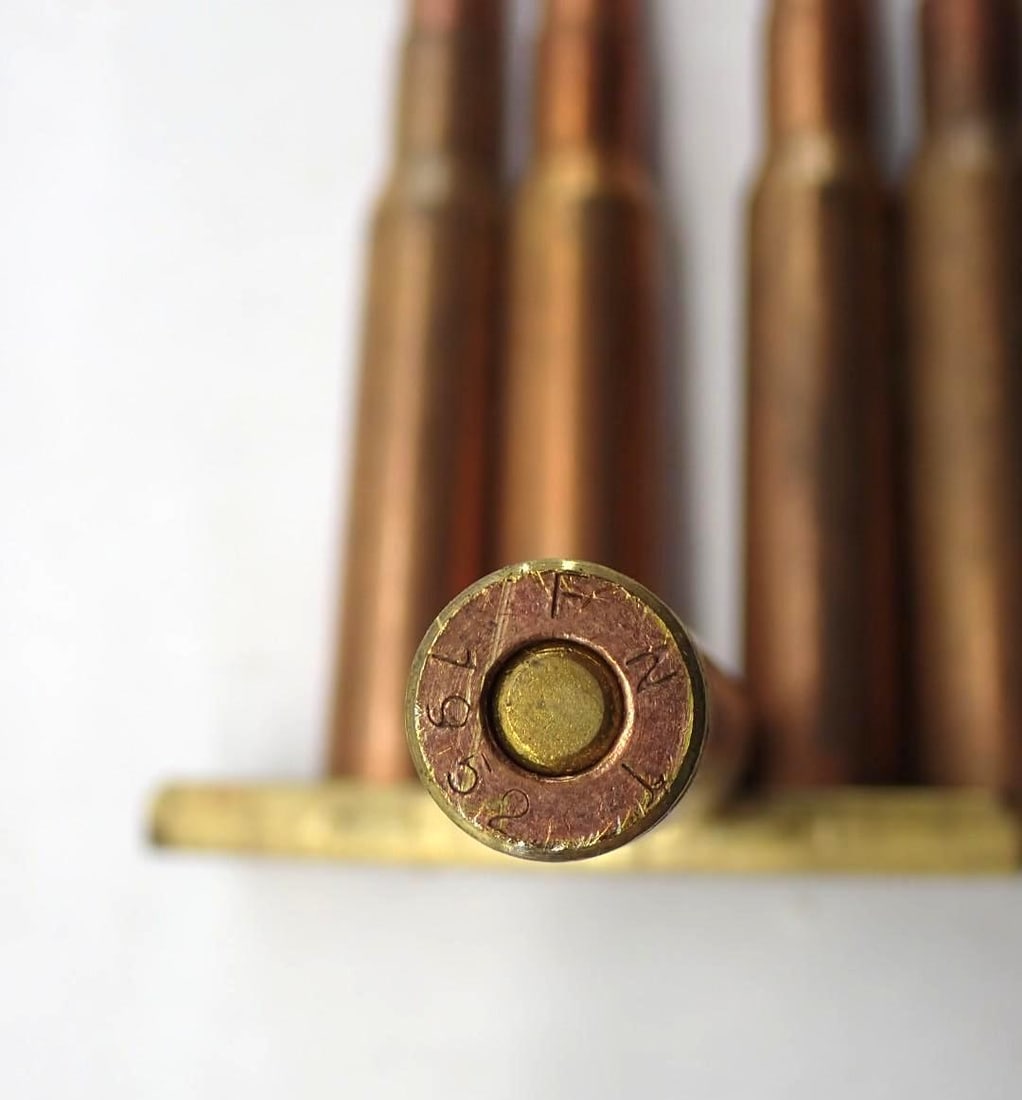 (150) Vintage FN 7mm Mauser Cartridges - 5