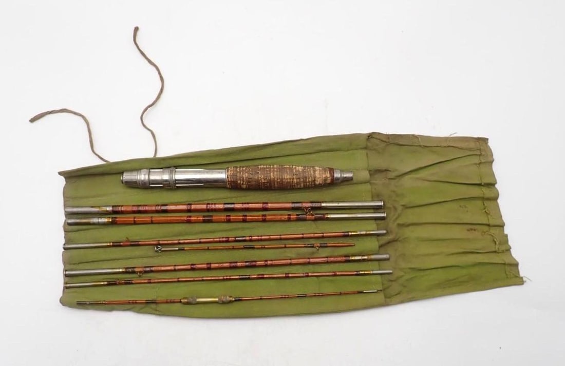 Antique Bamboo Pack Rod: approx. 6'