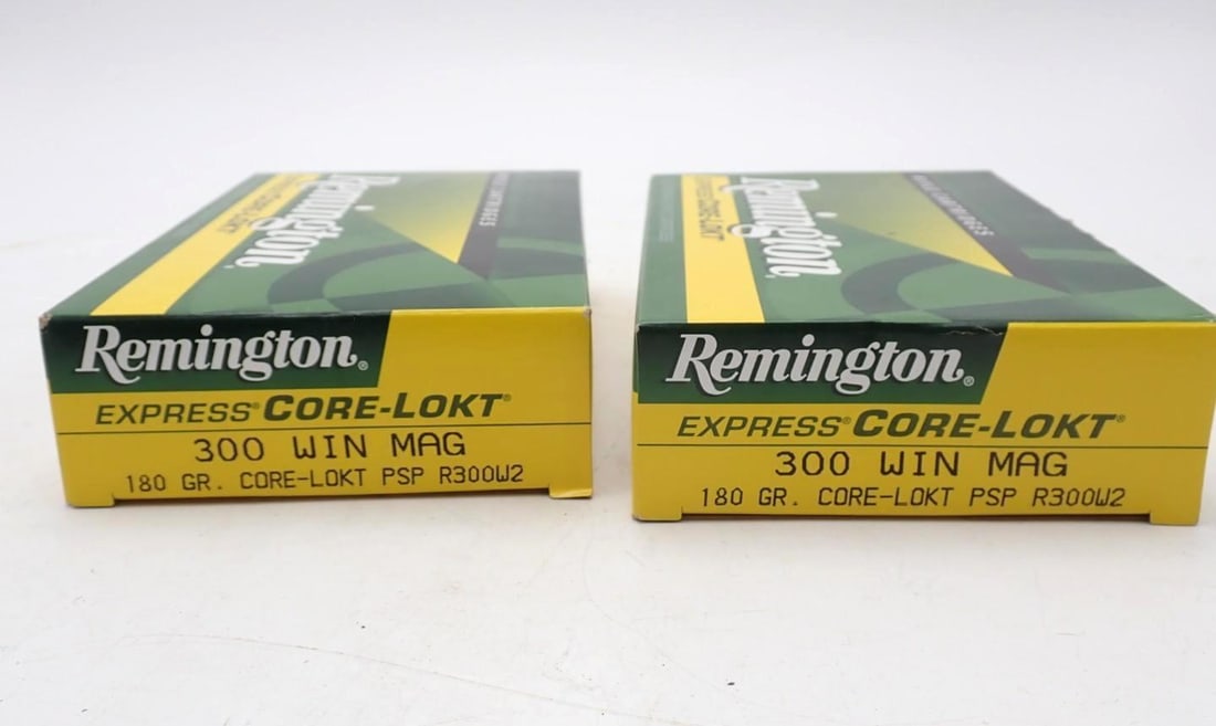 (2) Boxes of Remington .300 Winchester Magnum Cartridges - 2