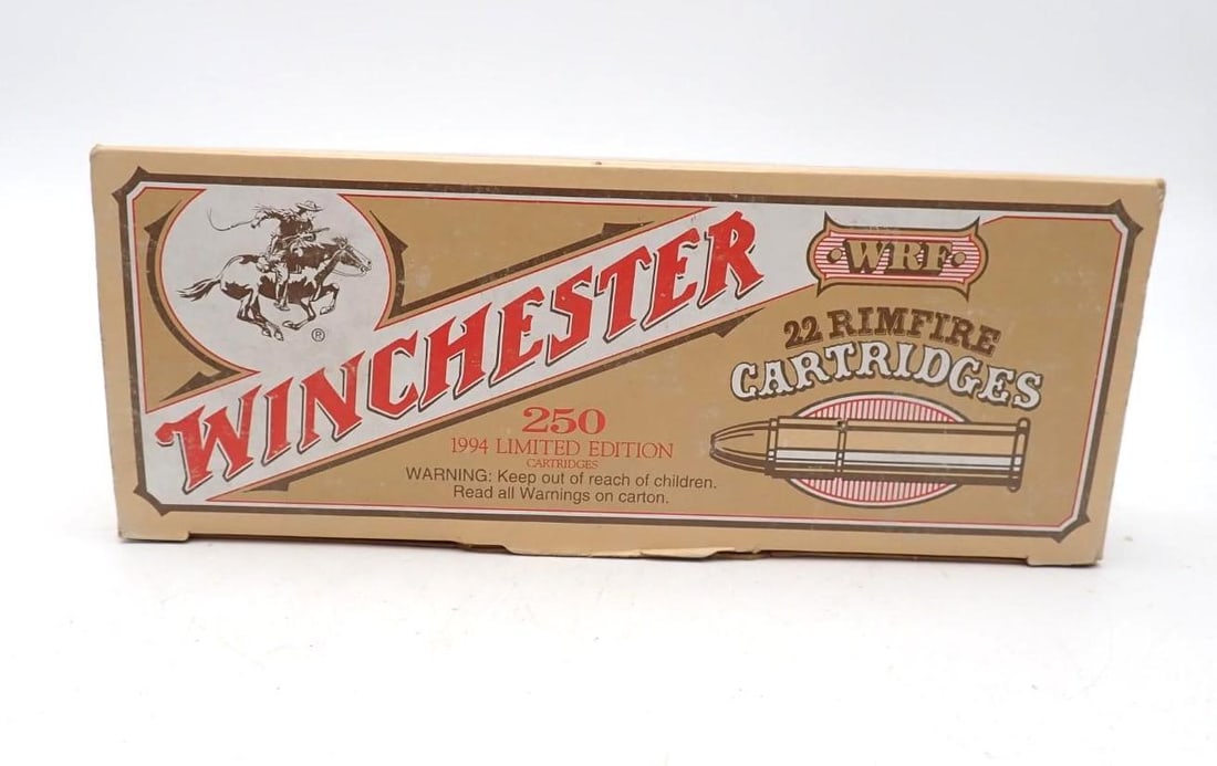 (5) Boxes of Winchester .22 WRF Cartridges: (5) Boxes of Winchester .22 WRF Cartridges