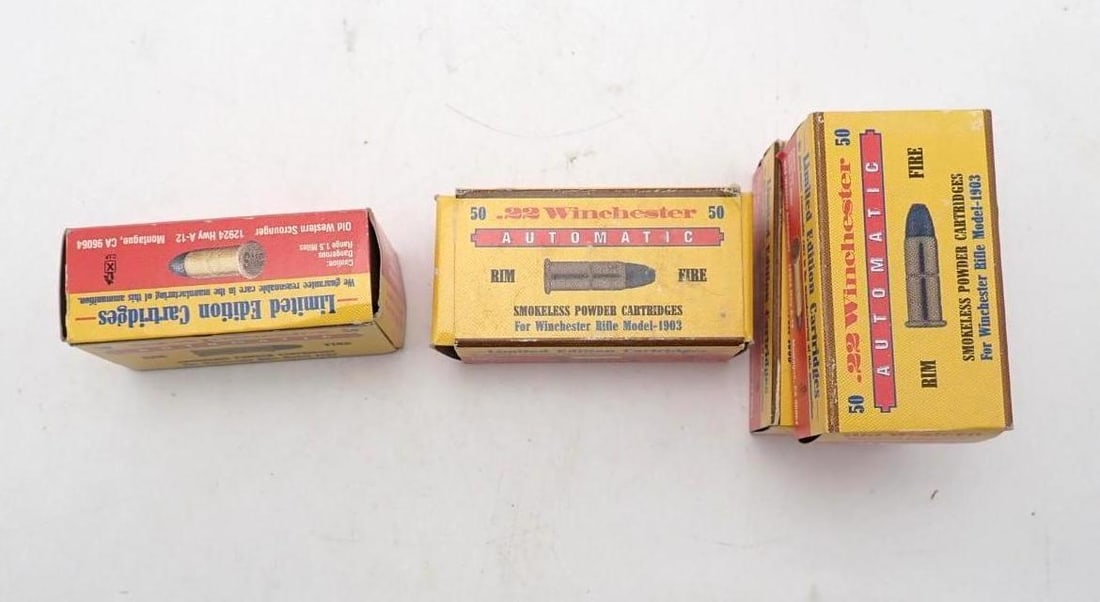 (4) Boxes of .22 Winchester Automatic Cartridges - 2