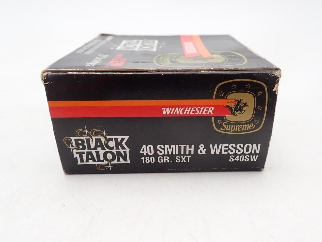 Box of Winchester Black Talon .40 S&W Cartridges - 2