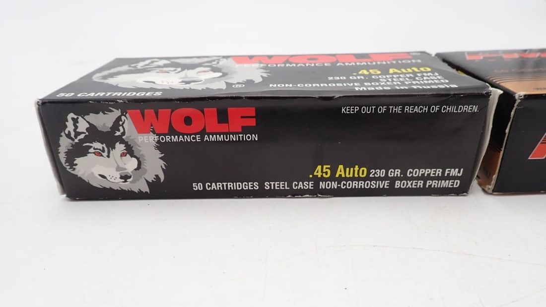 (2) Boxes of .45 ACP Cartridges - 2