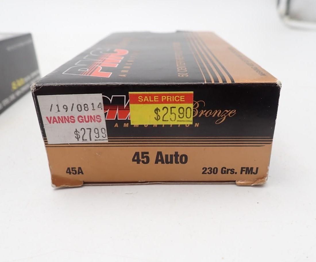 (2) Boxes of .45 ACP Cartridges - 3