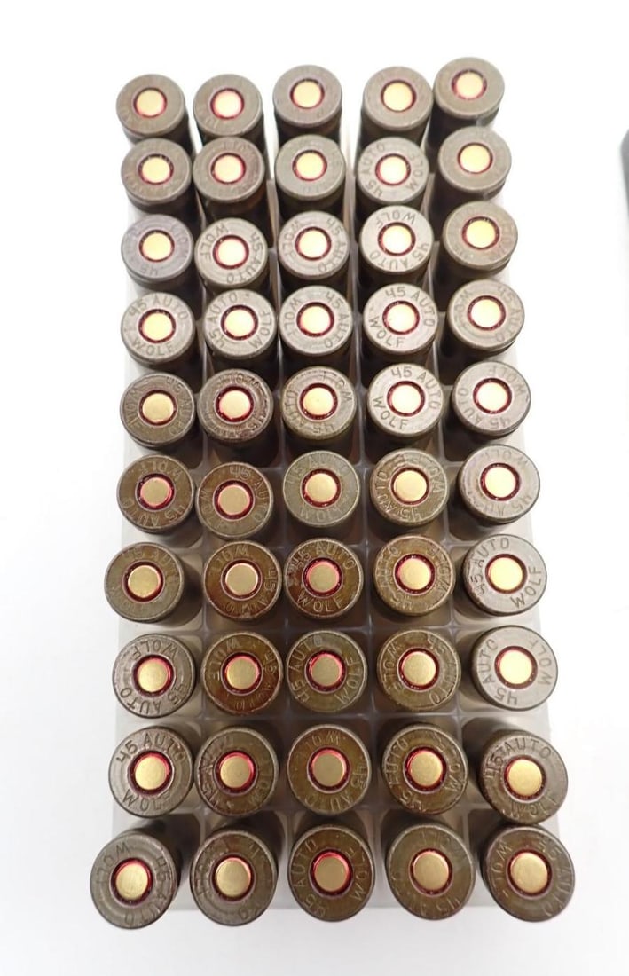 (2) Boxes of .45 ACP Cartridges - 6