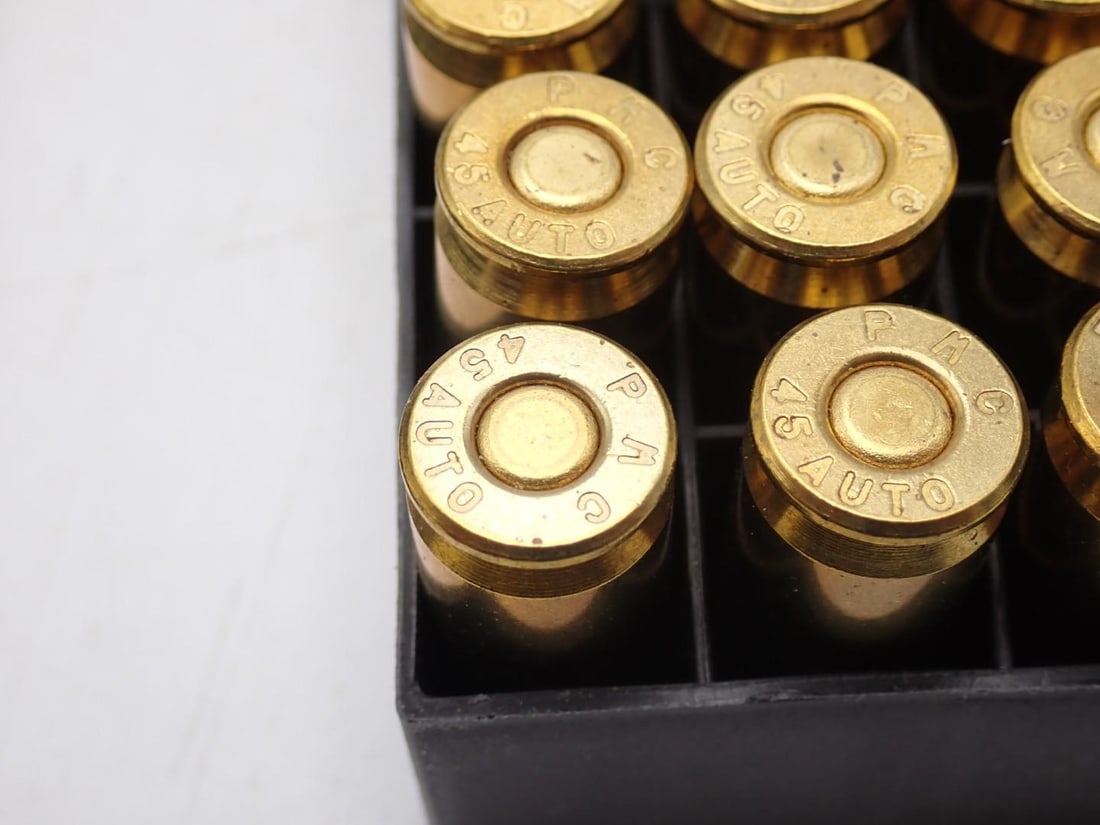 (2) Boxes of .45 ACP Cartridges - 8