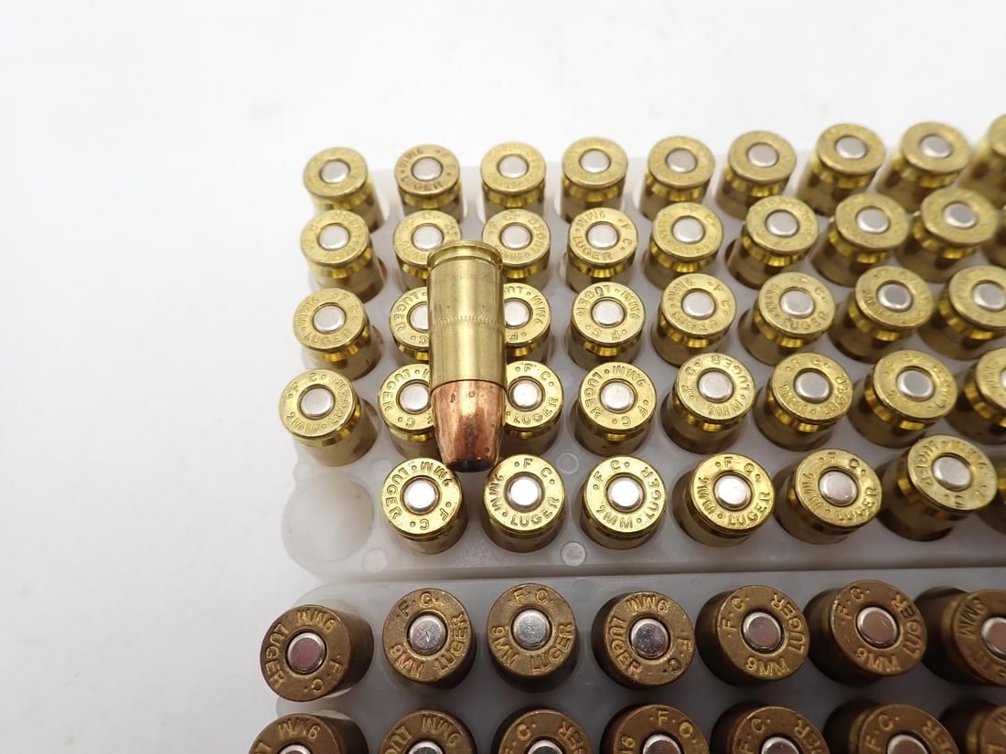 (5) Boxes of Federal 9mm Cartridges - 9