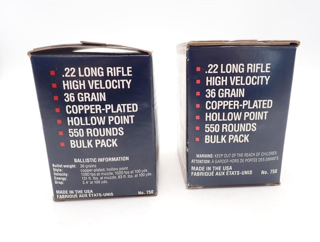 (1100) Federal .22 LR Cartridges - 2