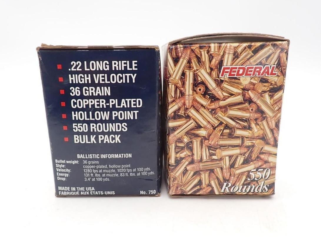 (1100) Federal .22 LR Cartridges - 2