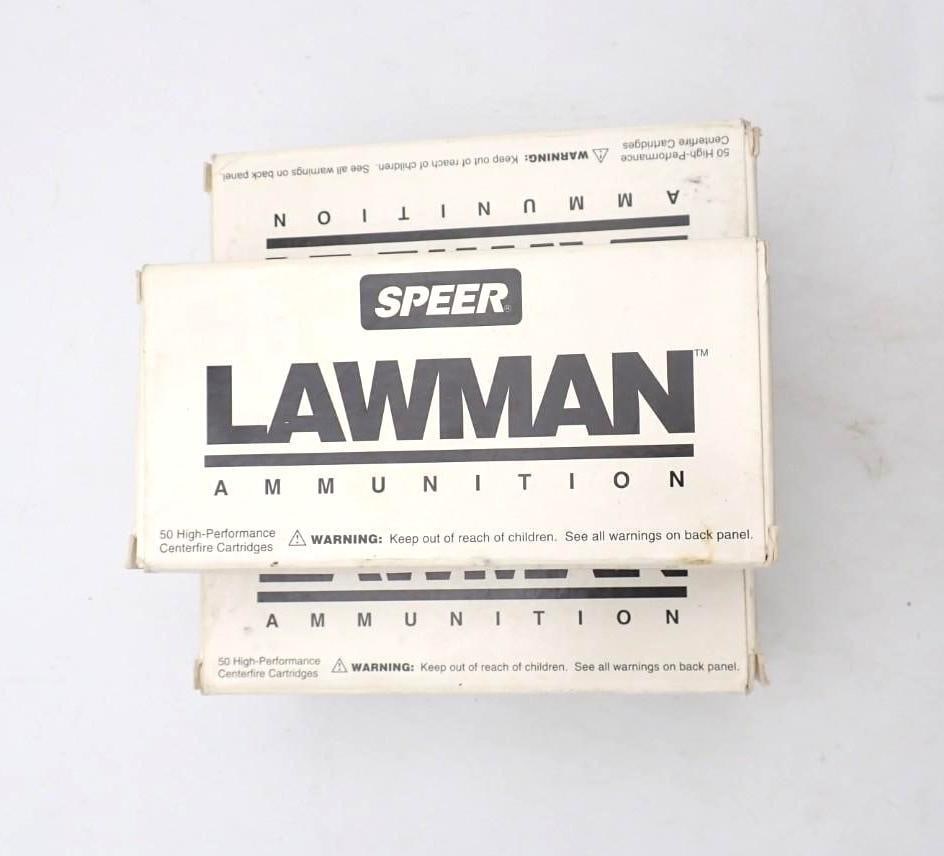 (5) Boxes of Speer Lawman .38 Special Cartridges - 2