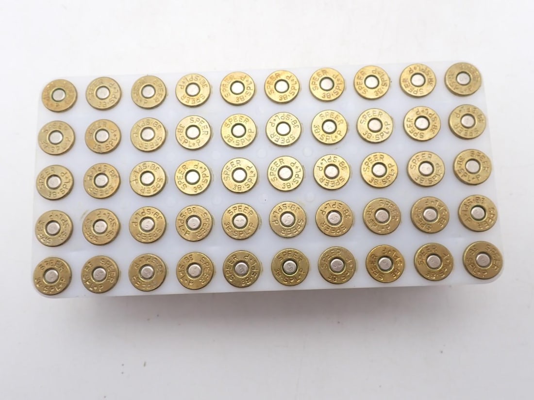 (5) Boxes of Speer Lawman .38 Special Cartridges - 4