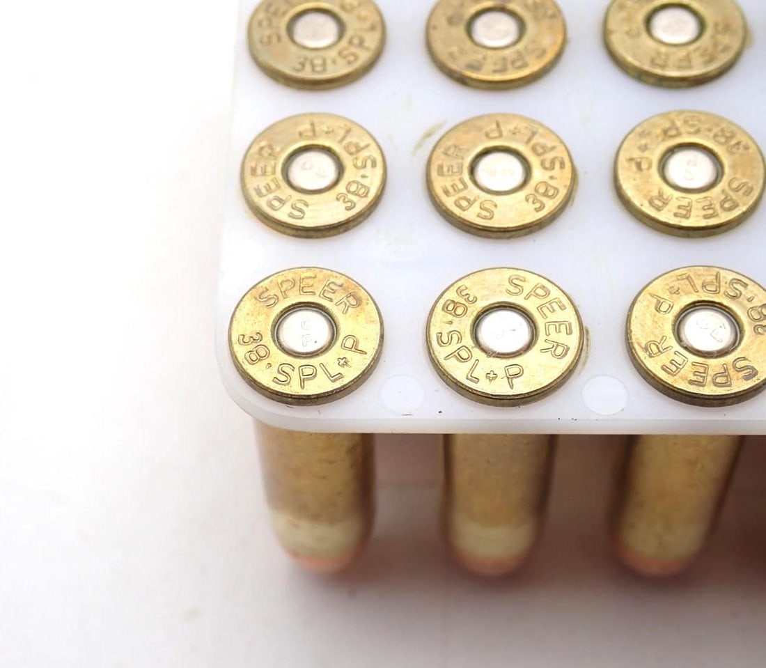 (5) Boxes of Speer Lawman .38 Special Cartridges - 5