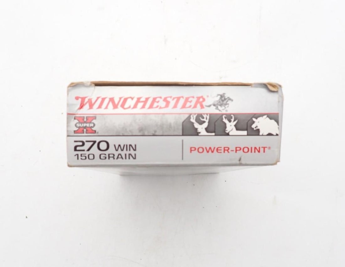 Box of Winchester .270 Cartridges - 2