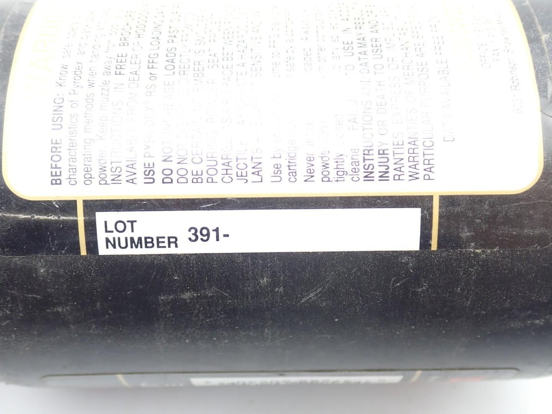 5 Lbs. +/- Asst. Gun Powder - 13