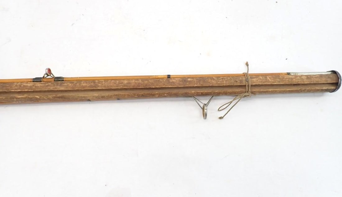 Antique Bamboo Spinning Rod - 4