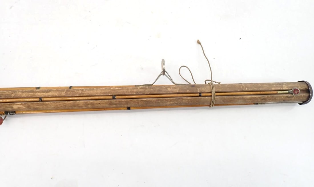 Antique Bamboo Spinning Rod - 5