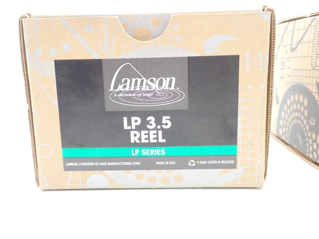 Lamson LP 3.5 Fly Reel & Spare Spool - 3