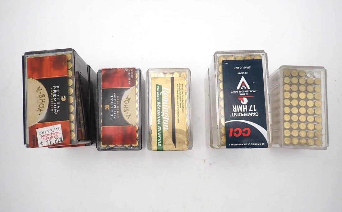(349) .17 HMR Cartridges - 2