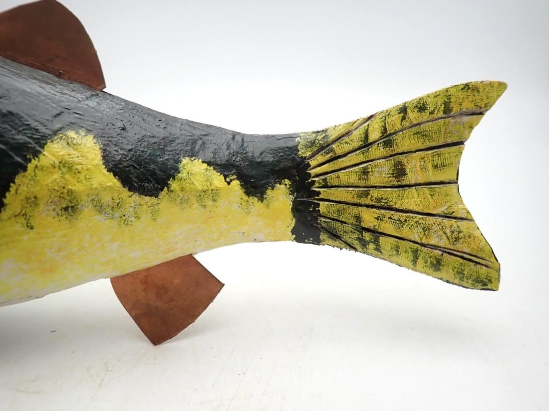 Wood Fish Decoy - 9