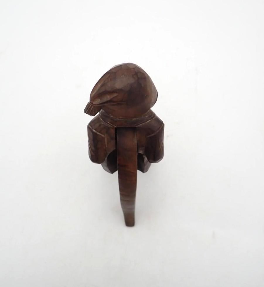 Vintage Carved Burl Nutcracker - 6