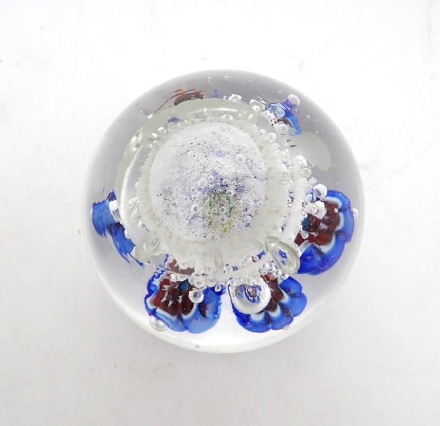 (2) Blown Glass Paperweights - 7
