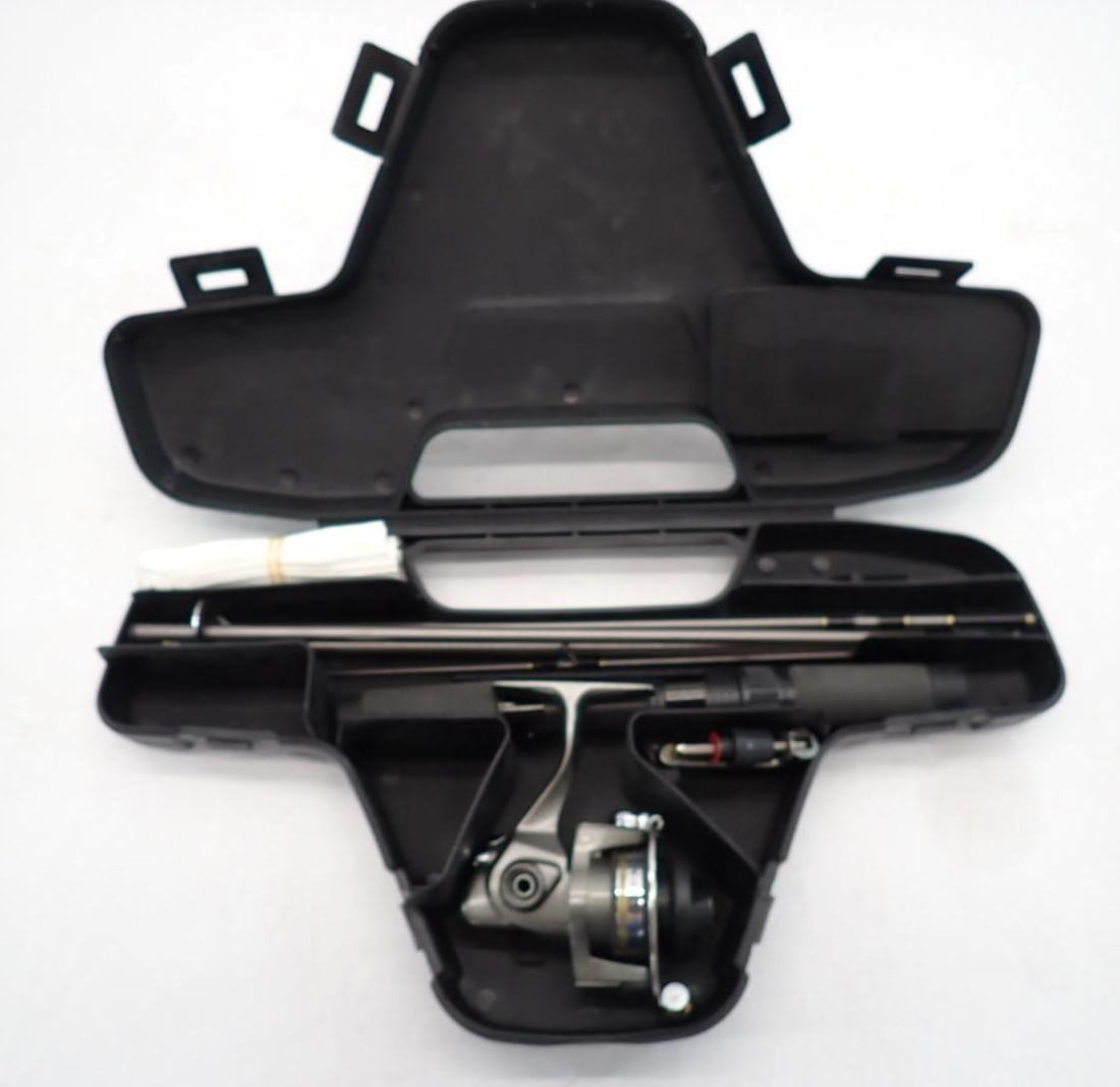 Daiwa Minispin Set Up in Case: Daiwa Minispin Set Up in Case
