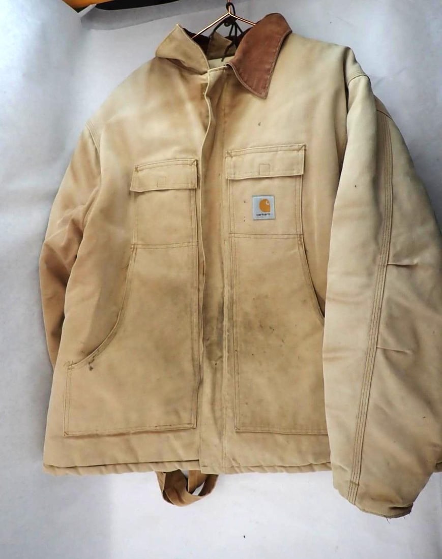 Carhartt Jacket & Bibs: jacket 56 regular, bibs 54" waist