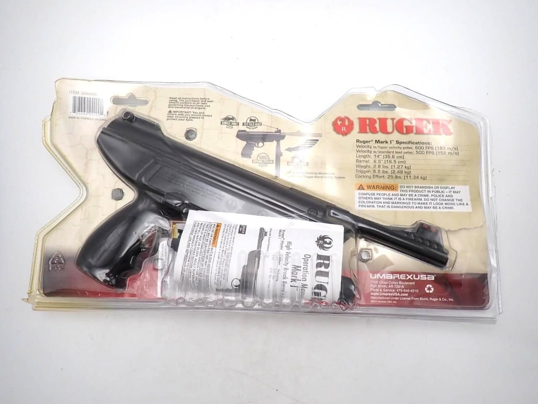 Ruger Mark I Pellet Pistol - 2