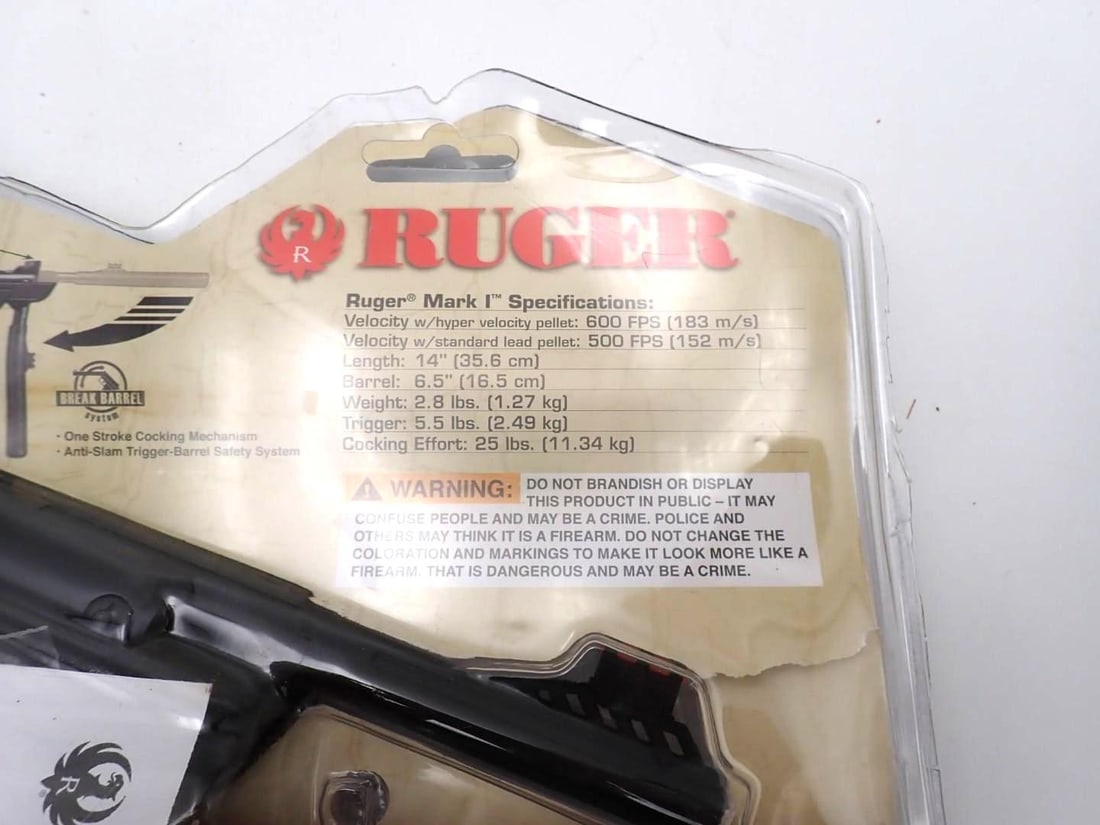Ruger Mark I Pellet Pistol - 3