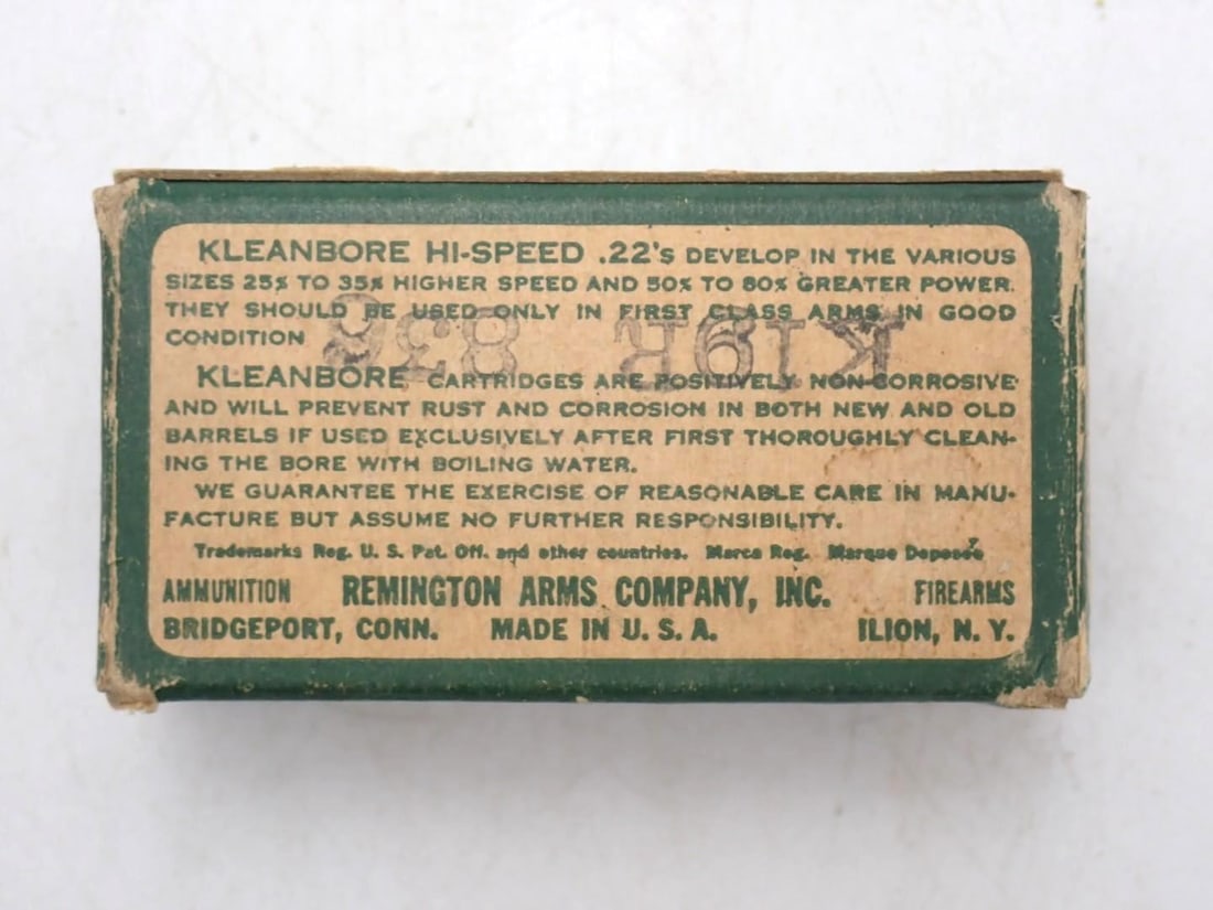 Vintage Remington .22 Winchester Cartridge Box - 3