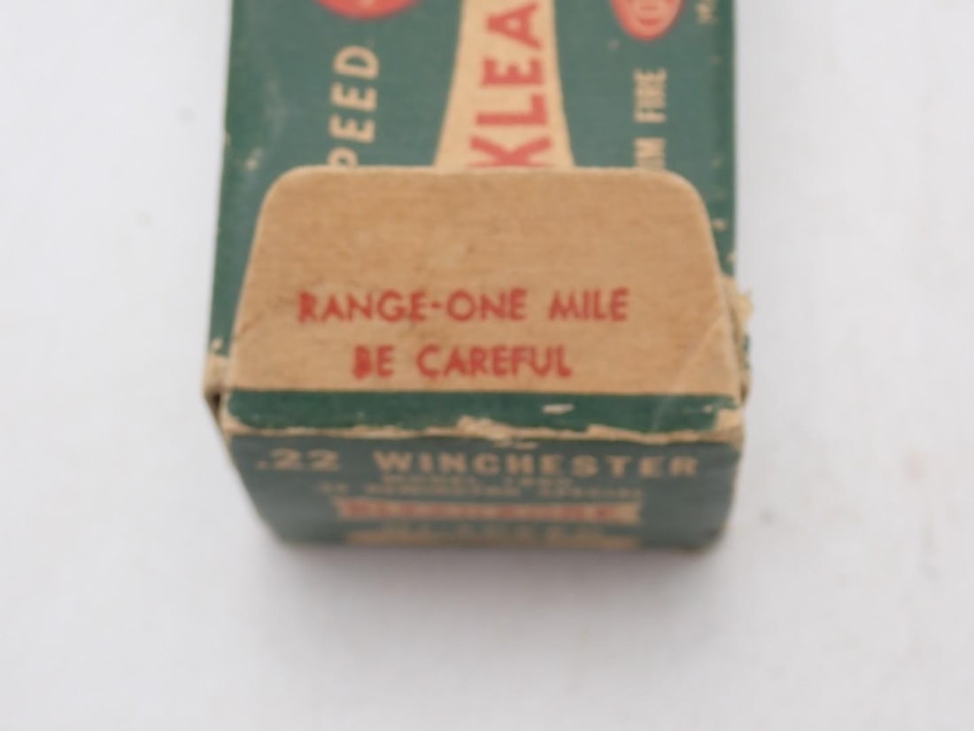 Vintage Remington .22 Winchester Cartridge Box - 5