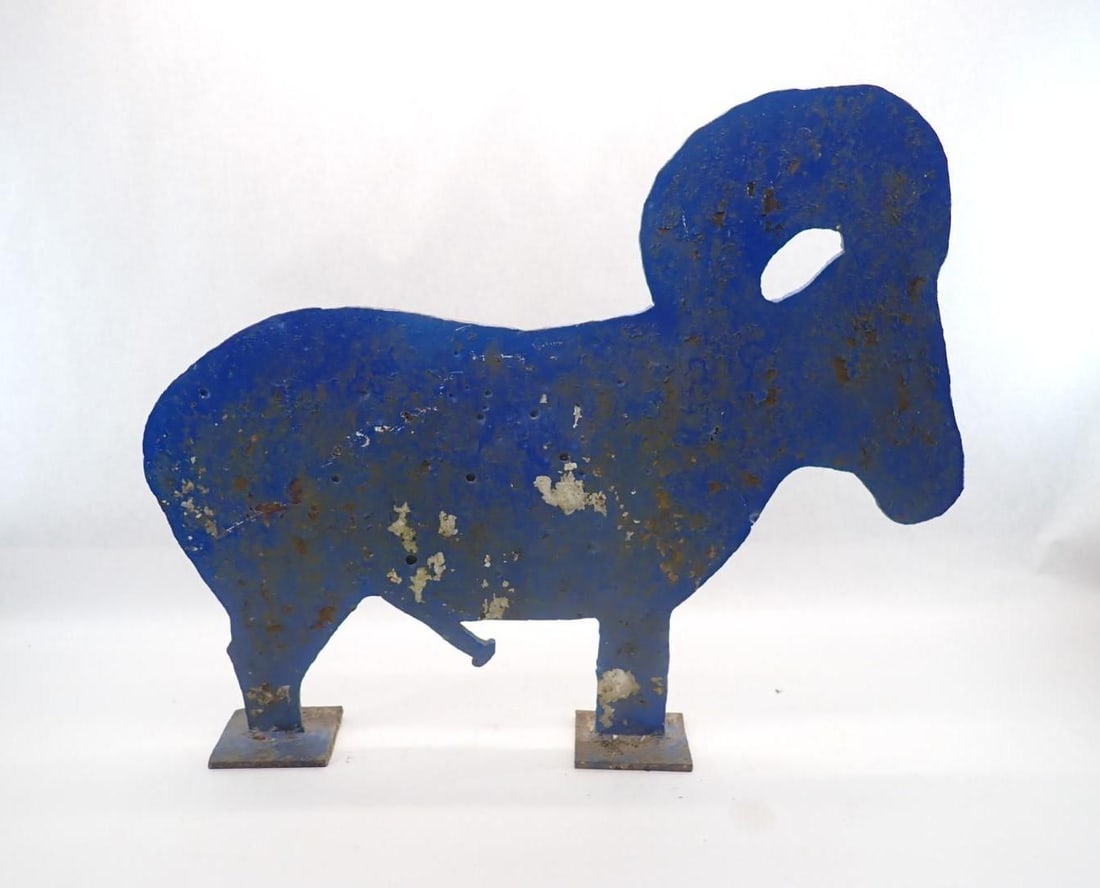 3/8" Plate Steel Silhouette Ram Target - 2