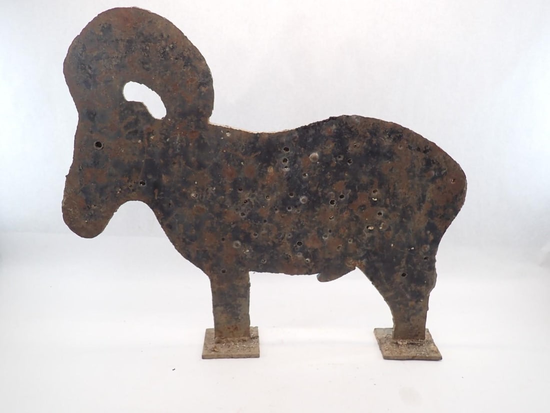3/8" Plate Steel Silhouette Ram Target: 29" x 33" in width