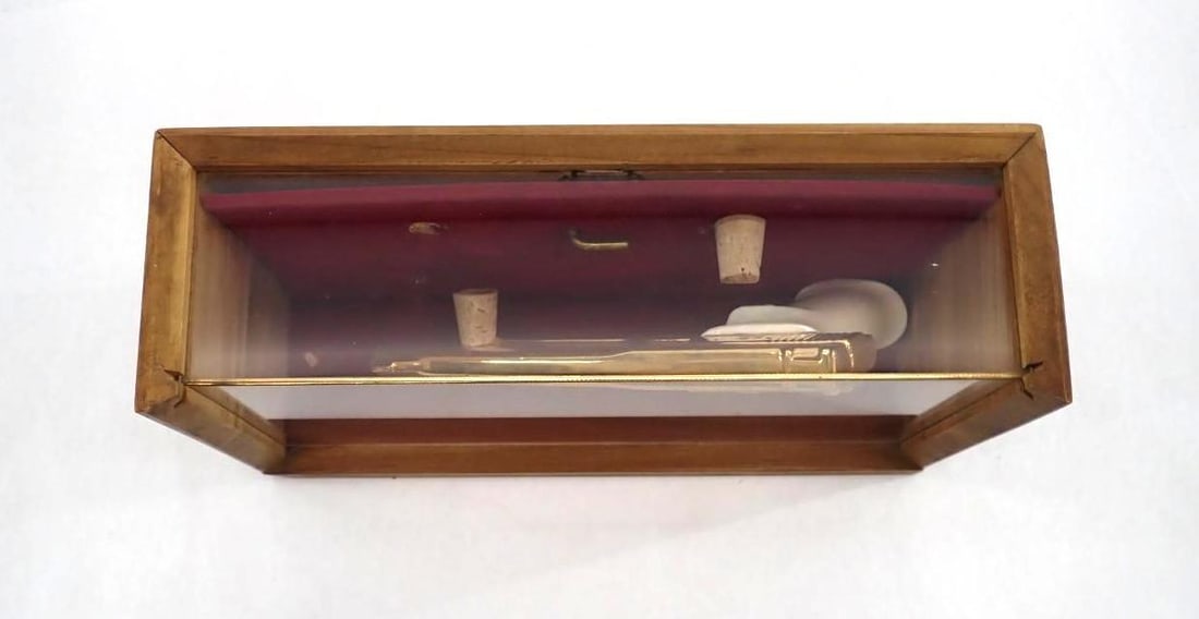 Ceramic Pistol Model in Case - 3