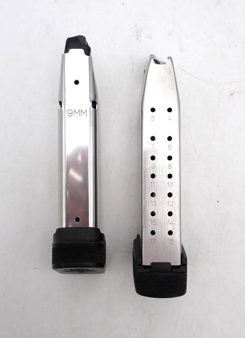 (2) Springfield Armory XD 9mm Magazines: 16 Round, *Restrictions